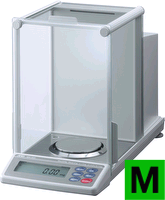 Bewhrte geeichte Analysenwaage mit Ziffernschritt ab 0,01mg: A&D GH-EC | LabVIEW-Treiber