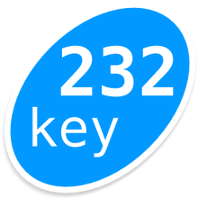 Logo 232key Software für Waagen mit RS-232 und USB-Schnittstelle