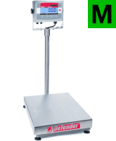 Robuste geeichte Waage komplett aus Edelstahl (Schutzart IP65): Ohaus Defender 3000-M XtremeW | Versandwaage Robuste geeichte Waage komplett aus Edelstahl (Schutzart IP65): Ohaus Defender 3000-M XtremeW | Versandwaage