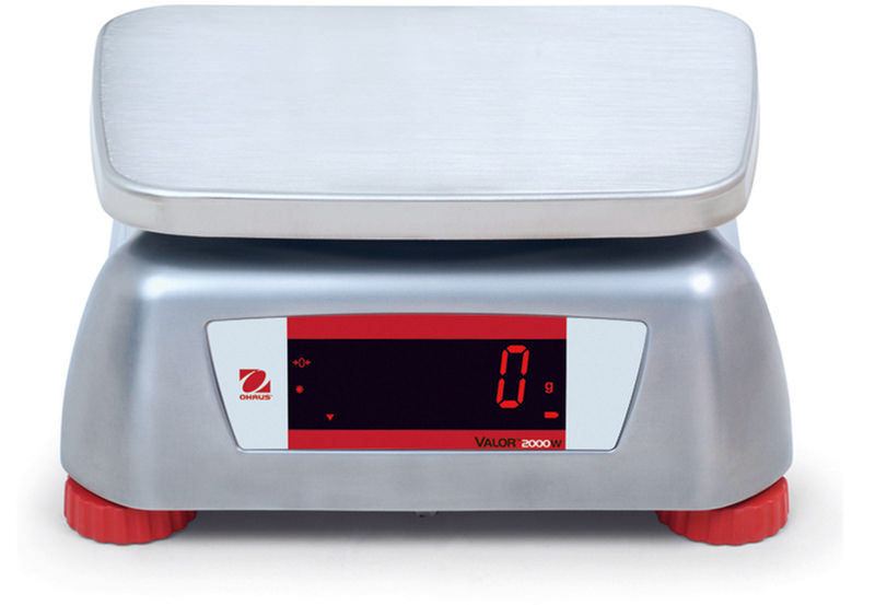 Edelstahl-Waage Ohaus Valor 2000XW R�ckseite