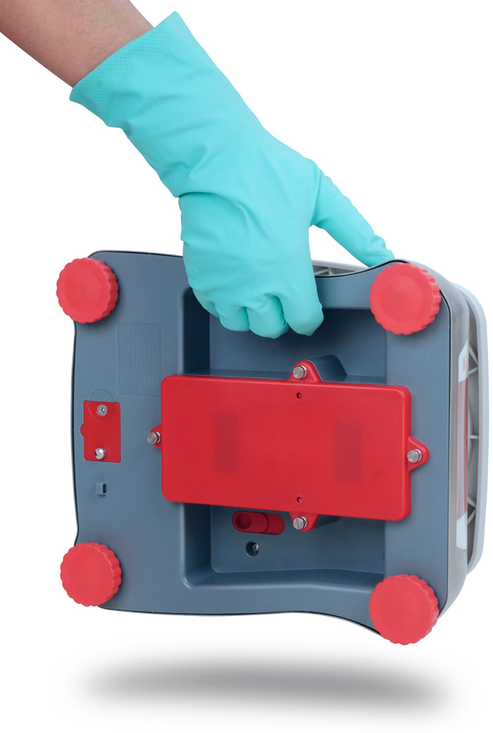 Edelstahl-Waage Ohaus Valor 2000XW Unterseite