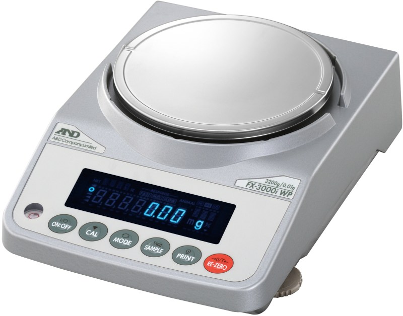 Laborwaage A&D FX-i-WP mit Schutzart IP65