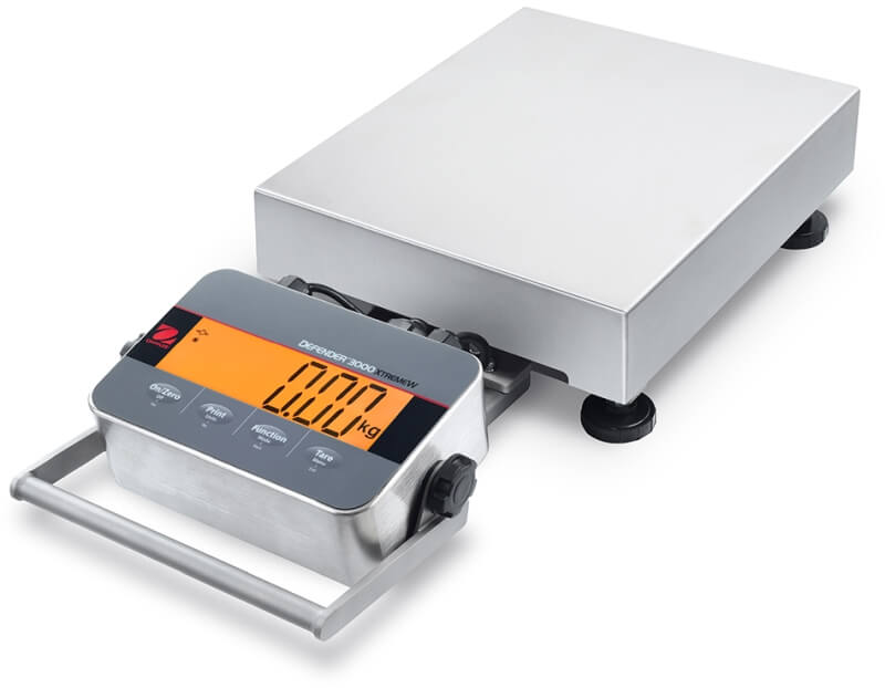 Plattformwaage Ohaus Defender 3000 Edelstahl Low Profile (305 x 355 mm)