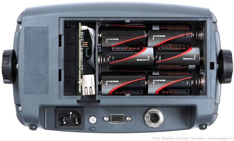 Plattformwaage Ohaus Defender 3000 Standard Low Profile Anzeigegert i-D33P mit eingebauter Ethernet-Schnittstelle