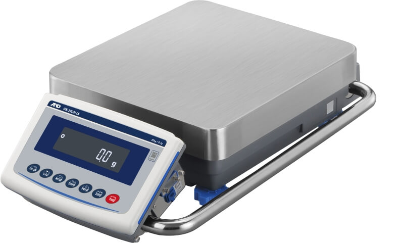 Industrie-Präzisionswaage A&D Apollo GX-L mit IP65 Industrie-Präzisionswaage A&D Apollo GX-L mit IP65
