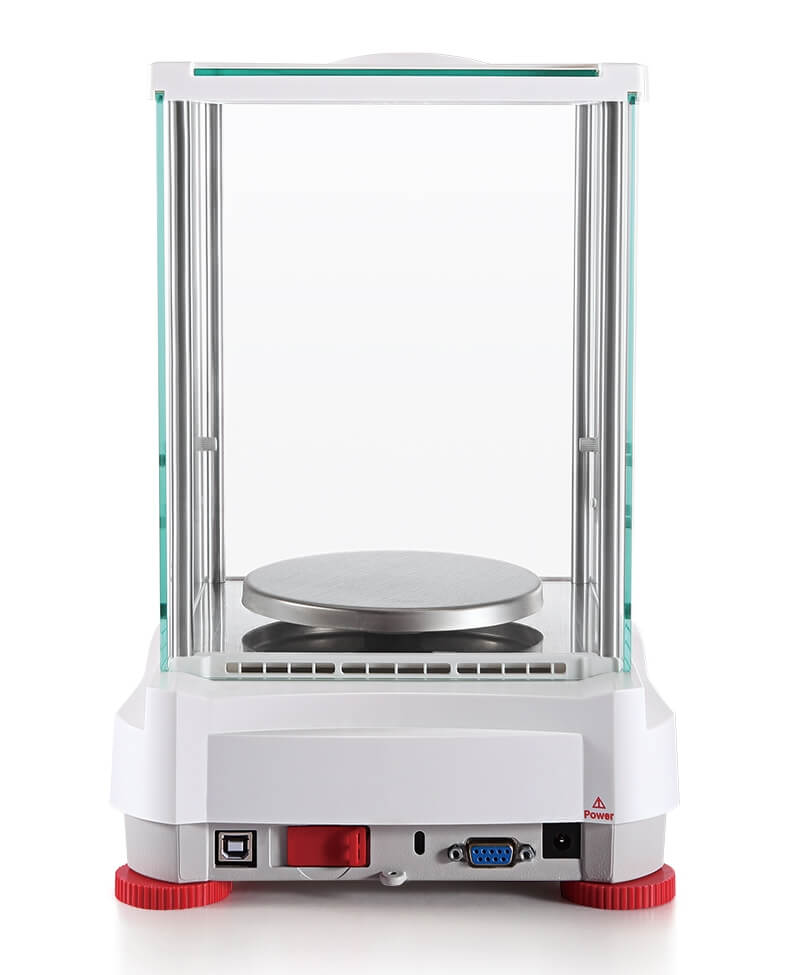 Rckseite Ohaus Pioneer Precision PX Przisionswaage 1mg-Ziffernschritt
