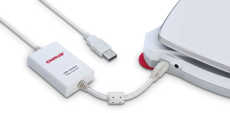 USB-Device-Schnittstelle mit Kabel für Ohaus Scout STX, SKX, SJX