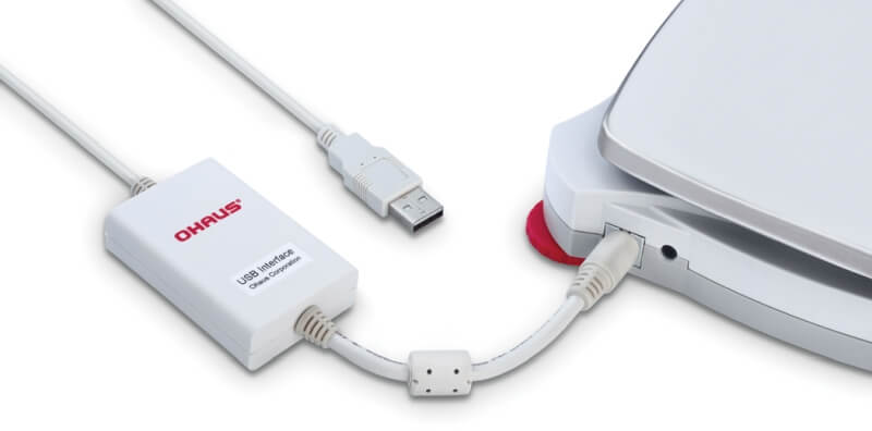 USB-Device-Schnittstelle mit Kabel fr Ohaus Scout STX, SKX, SJX