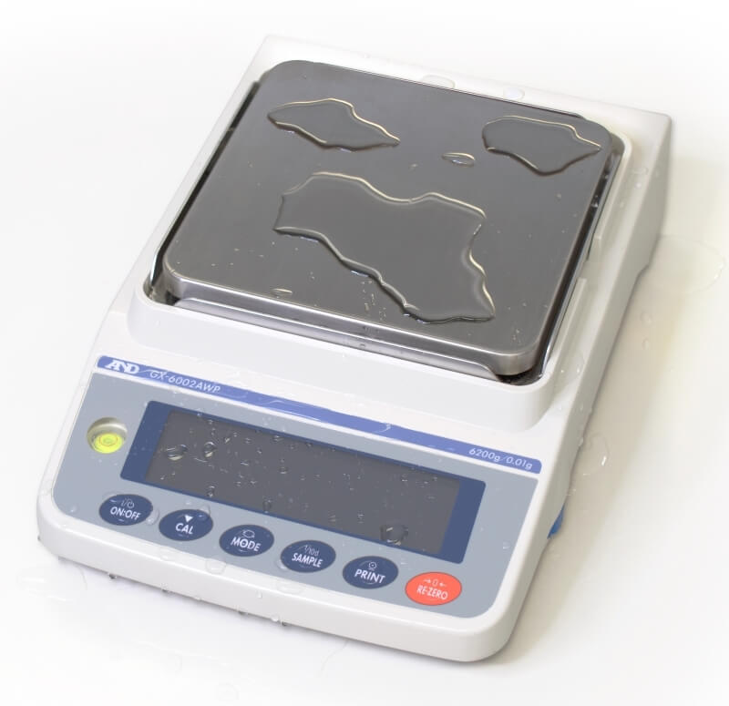 Pr�zisionswaage A&D Apollo GX-AWP mit Schutzart IP65