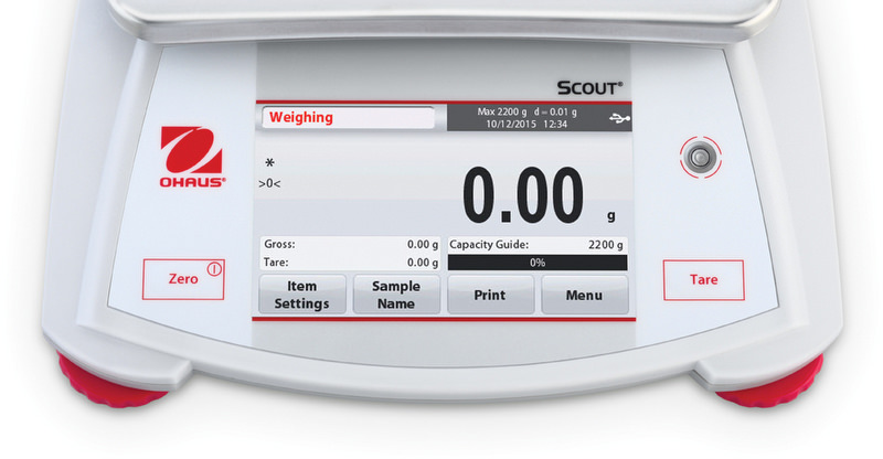 Touchscreen Waage Ohaus Scout STX