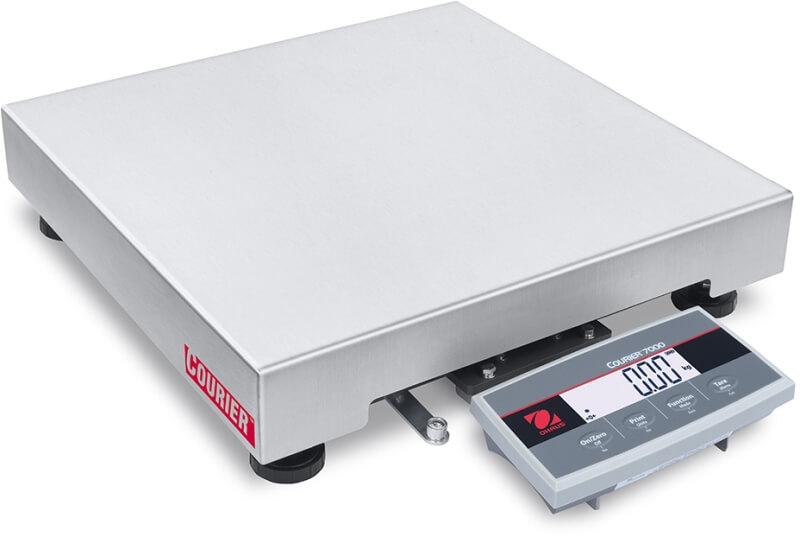Geeichte Paketwaage Ohaus Courier 7000-M mit Plattform 457 x 457 mm