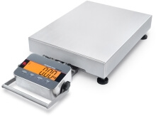 Geeichte Plattformwaage Ohaus Defender 3000-M Edelstahl Low Profile