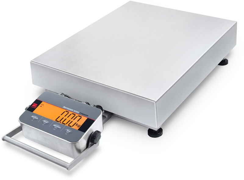 Geeichte Waage Ohaus Defender 3000-M Hybrid Low Profile (500 x 650 mm)