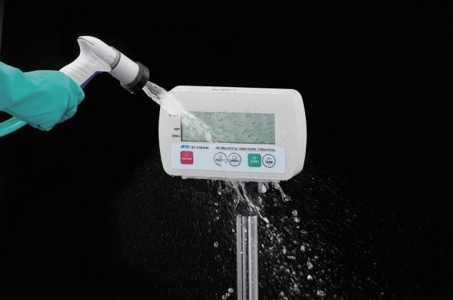 Abwaschbares Anzeigeger�t wasserdichte Plattformwaage A&D SC Schutzart IP68